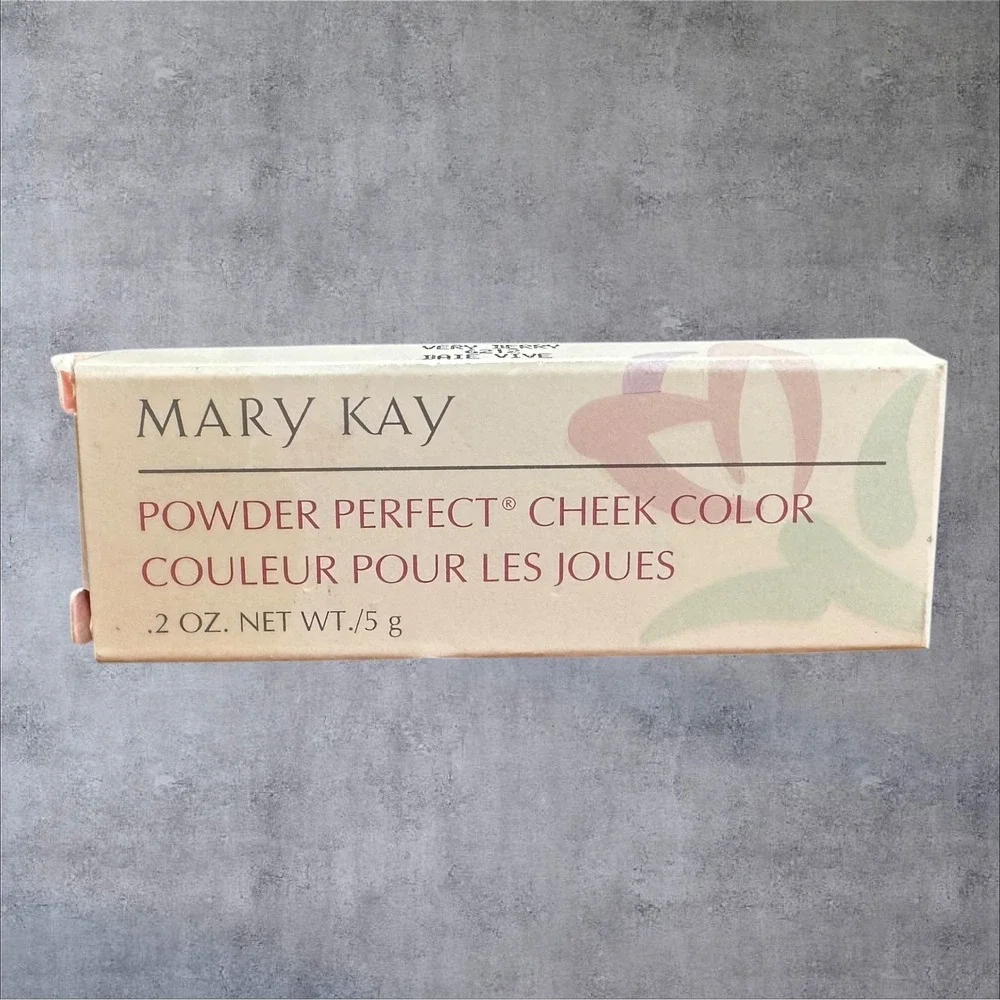 Mary Kay Powder Perfect Cheek Color Very Berry 6212 0.2 oz New NIB Blush Vintage